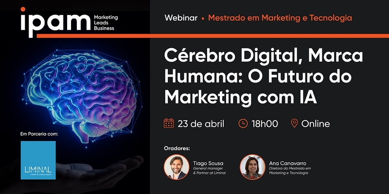 Webinar Cérebro Digital, Marca Humana: O Futuro do Marketing com IA